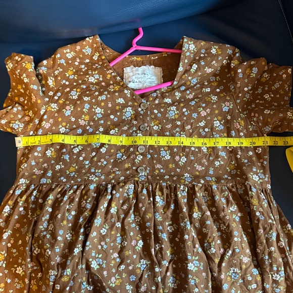 NotPerfectLinen NPL SYMI V-neck linen dress in beautiful floral pattern - Picture 8 of 9